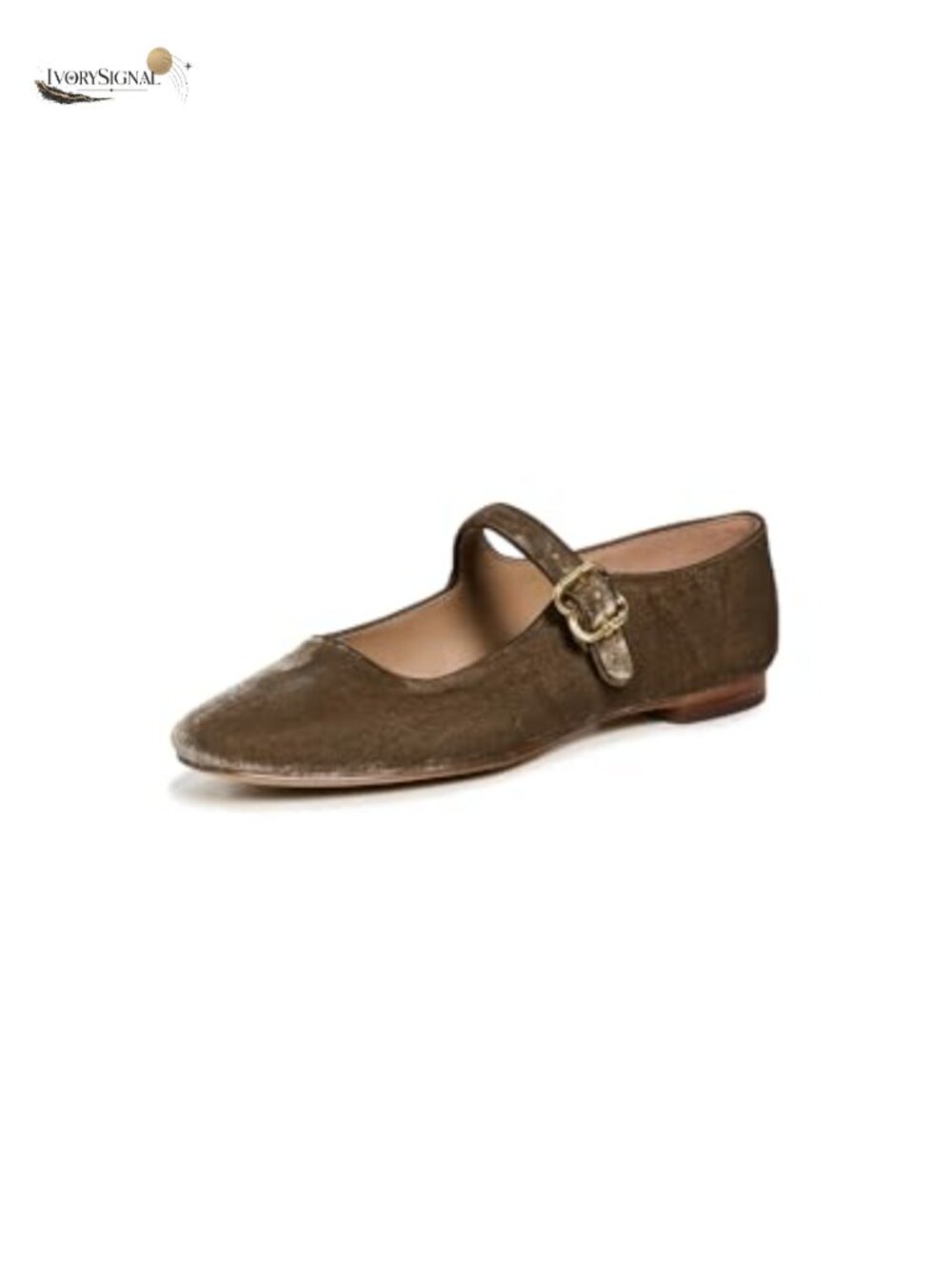 Mesh Ballet Flats Square Toe Buckle Casual Work Shoe
